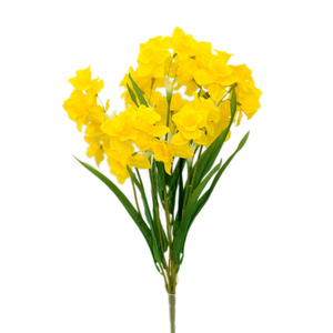 Artificiale Narcisi Bouquet di Fabbrica Commercio All'ingrosso 53cm Panno Di Seta Lunga Durata Artificiale Narcisi per la Cerimonia Nuziale Della Decorazione Della Casa - Product Image 4