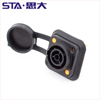 Connecteur d'affichage LED étanche IP65 20A 500V True1 3 broches Prise d'alimentation 3 conducteurs Connecteur Powercon