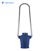 Penjepit Kabel Suspensi Nylon Berpenguat Logam Fibconet FTTH/FTTX 2-5mm dengan Garansi 10 Tahun