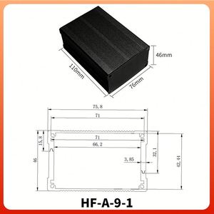Aluminum Extruded Outlet Box Pcb Electronic Project Box Protect Circuit Breakers Instrument Case IP54 Industrial Electronics - Product Image 6