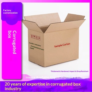 Cajas de Envío Plegables Impresas Personalizadas al por Mayor, Cajas de Cartón para Envíos y Cajas de Mudanza con Cierre para Comercio Electrónico - Product Image 2
