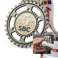 Medaglie Storiche Personalizzate con Logo Personalizzato, MOQ Basso, Medaglie in Metallo 3D con Nastro Stampato su Misura per Eventi di NGO e Associazioni