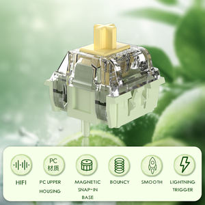 สวิตช์แม่เหล็ก Kailh Box Cool as Lime แบบ 3 ขา 35gf กันน้ำ กันฝุ่น อายุการใช้งาน 100 เมตร สำหรับคีย์บอร์ดเกมมิ่งแบบกลไก MX DIY - Product Image 2