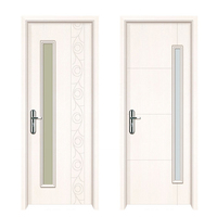 Porte intérieure WPC beige Procolorful au design classique, fabriquée et vendue directement par l'usine d'origine de Zhongshan, idéale pour les maisons et les hôtels.