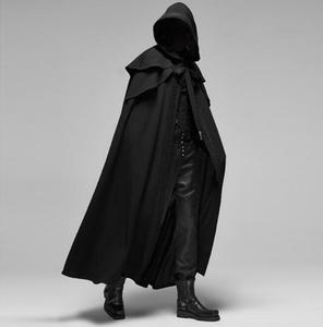 Ecoparty Renaissance Capa con capucha Capa <span class=keywords><strong>de</strong></span> bruja con capucha Traje <span class=keywords><strong>de</strong></span> caballero <span class=keywords><strong>medieval</strong></span> Traje gótico unisex - Product Image 4