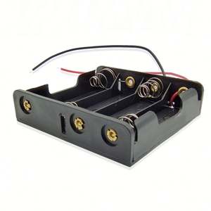 Bestseller Produkt 4 Aa Batterie gehäuse 6v Batterie halter mit Kabel Nr. 5 Trocken <span class=keywords><strong>UM</strong></span>-3 Schwarz AA Alkaline Batterie - Product Image 4