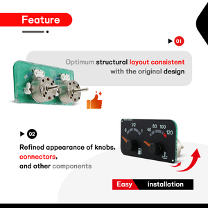 Wenle 조합 미터/게이지 계기판 1434134 1109997 1423207 W25.005 Scania-4 시리즈 차량 트럭 - Product Image 3