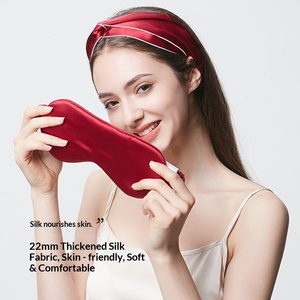Antifaz de Seda de Morera 100% de 22 Momme, Engrosado, para Dormir, Bloquea la Luz, Sin Presión en los Ojos, Personalizable, Venta al por Mayor - Product Image 3