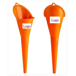 Logotipo personalizado PP Plástico Boca Longa Funil Portátil Pequeno/Grande Tamanho Motocicleta Funil De Gás com Logotipo Personalizado para o Funil Do Carro De Petróleo - Product Image 3