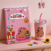 Carnet de notes A5 Stitch : Journal de notes fantaisie mignon et cousu
