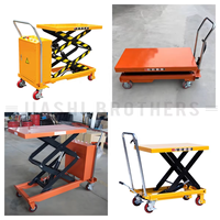 Plataforma Elevadora de Tijera Eléctrica Hidráulica Mini con Altura de Elevación de 1m-10m, Panel de Control Remoto, 1-10 Toneladas, para Materiales de Construcción