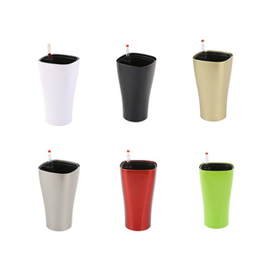 Venta directa <span class=keywords><strong>de</strong></span> fábrica, pequeñas <span class=keywords><strong>macetas</strong></span> <span class=keywords><strong>de</strong></span> plástico autocebantes económicas para uso en mesa y Escritorio - Product Image 2