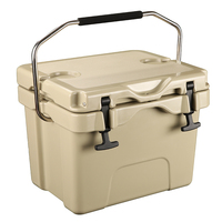 Glacière isotherme 15L de qualité alimentaire, petit conteneur pour poisson, isolé, magnétique, pour boissons et vin (15 LLDPE)