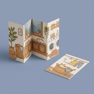 Kit d'autocollants 3D personnalisés DIY Scènes Pluvieuses <span class=keywords><strong>Chat</strong></span> Lavage Anti-stress en PET - Product Image 5