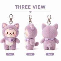 Offre Spéciale : Porte-clés en Peluche Personnalisé, Boîte Mystère, Jouet en Peluche OEM ODM, Breloque de Sac en Peluche Douce avec Étiquette Logo pour Cadeaux de Marque