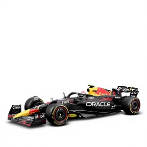 Modèle de voiture de course <span class=keywords><strong>F1</strong></span> <span class=keywords><strong>Bburago</strong></span> 2023 en métal moulé sous pression pour RB19, simulation de voiture de course de Formule <span class=keywords><strong>1</strong></span>, pièce d'exposition en alliage, emballage en boîte couleur - Product Image 1