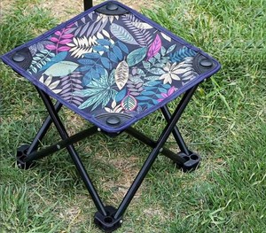 Petit tabouret pliant personnalisé, portable, léger, pour la pêche, le camping, les pique-niques, les voyages, la randonnée, la plage, le jardin, le barbecue - Product Image 4