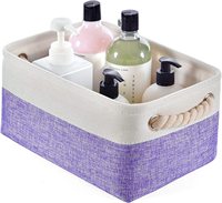 KUYUE Offre Spéciale fait à la main jouet décoratif vêtements chaussettes stockage poubelles panier de rangement en coton gris