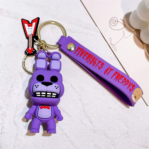 Figurine d'action de jeu de dessin animé FNAF Freddy's <span class=keywords><strong>Fazbear</strong></span> Bear Doll Model Toy Five Nights Freddy Keychain for Kid Birthday Gift - Product Image 5
