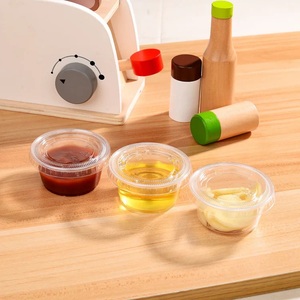 Gobelets à sauce en PP OEM/ODM avec couvercles en PET <span class=keywords><strong>pour</strong></span> restaurants et cafés - Contenants à huile/<span class=keywords><strong>vinaigrette</strong></span>/tremper à paroi simple ajustés, étiquette privée - Product Image 6