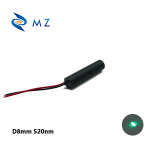 Hot bán nhỏ gọn d8mm 520nm <span class=keywords><strong>1mW</strong></span> màu xanh lá cây Dot <span class=keywords><strong>Laser</strong></span> Class II <span class=keywords><strong>laser</strong></span> <span class=keywords><strong>diode</strong></span> mô-đun - Product Image 3