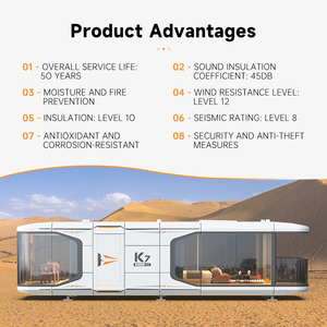 Zcamp New K7 <span class=keywords><strong>Prix</strong></span> bon marché Maison préfabriquée Chine Chambres mobiles Maisons modulaires Maison capsule préfabriquée <span class=keywords><strong>de</strong></span> luxe Maison avec cuisine - Product Image 4