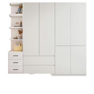 <span class=keywords><strong>Armadio</strong></span> in Legno Massello Design Nordico con Ante a Battente per Camera da Letto, Stanza in Affitto, Appartamento Moderno e Semplice, <span class=keywords><strong>Armadio</strong></span> per Bambini - Product Image 2