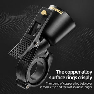 ROCKBROS classica bicicletta campana di rame <span class=keywords><strong>per</strong></span> adulti ciclismo manubrio Mountain Bike bicicletta corna campana - Product Image 5
