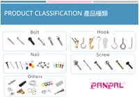 Kit d'Assortiment de 186 Écrous Hexagonaux en Fer, Boîte de Rangement à 11 Compartiments, Fixations Métriques Multi-Tailles, Matériel de Quincaillerie, Panpal, Garantie 1 An