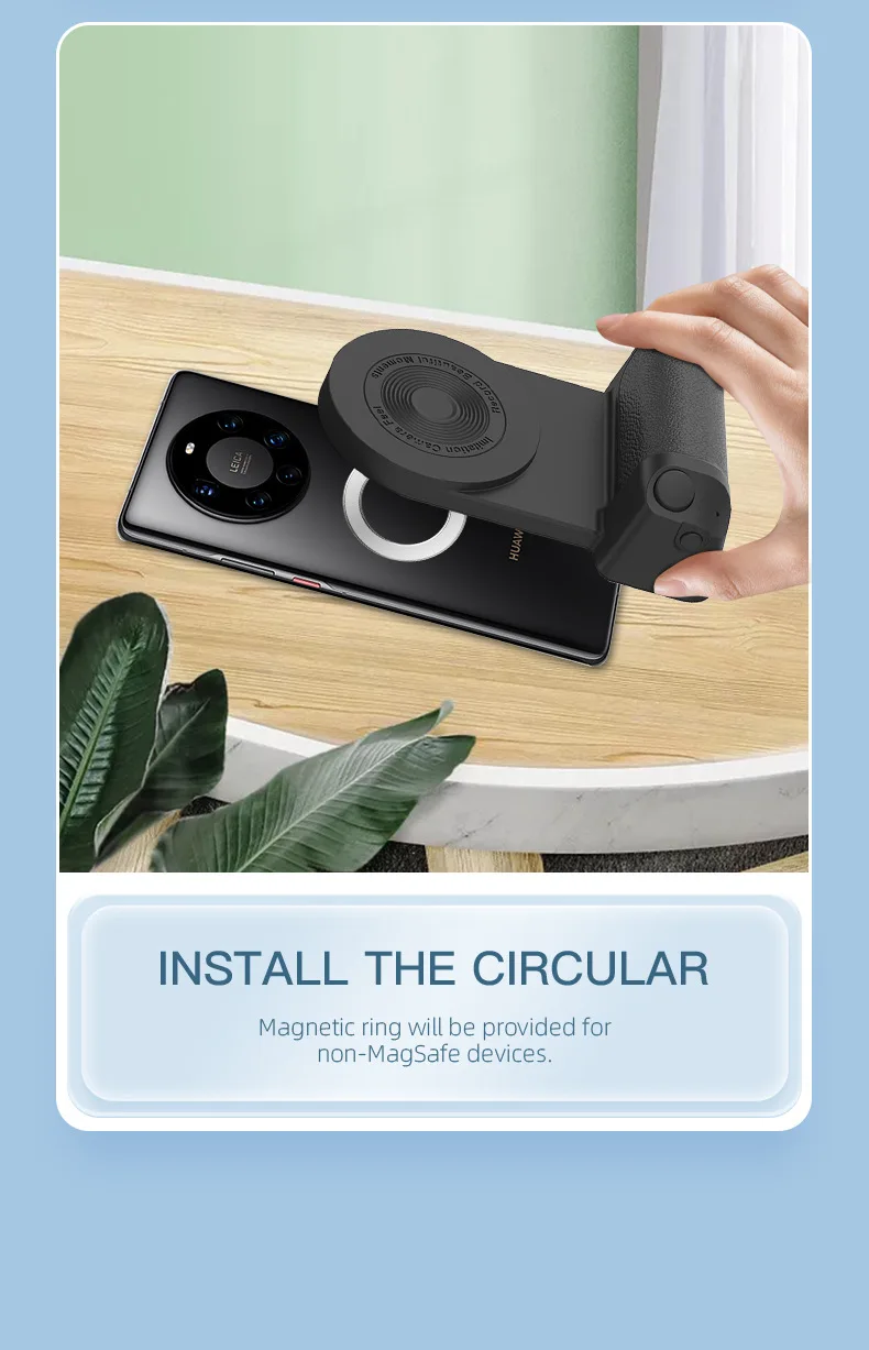 Nuevo soporte de carga inalámbrico de succión magnética para fotos de teléfonos móviles, estante de carga perezoso de escritorio Bluetooth, palo para selfie