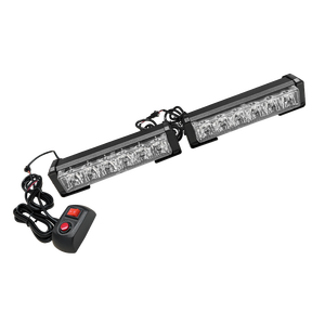 Feux stroboscopiques LED rouge et bleu, lampe de signalisation pour camion, tracteur, bus 12-24V - Product Image 1