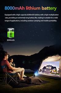 Proyector Ultra Portátil de Bolsillo Android 9, 180 ANSI, Bluetooth 5, WiFi 6, 2G, Compatible con 4K, Batería Integrada, DLP <span class=keywords><strong>Link</strong></span> 3D, Enchufe Estadounidense - Product Image 5