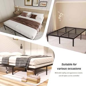 Китайский производитель мебели: оптовая продажа высококачественных, прочных, экологичных металлических каркасов кроватей большого размера для дома, спальни, отеля, школы. - Product Image 4