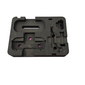 Bandeja de espuma EVA negra troquelada a medida con múltiples cavidades para embalaje protector amortiguador - Product Image 3