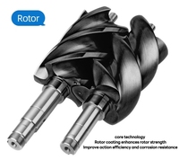 Nouveau compresseur-souffleur à vis pour déchargement de citerne à ciment, durable, de marque JK, fabriqué en Chine