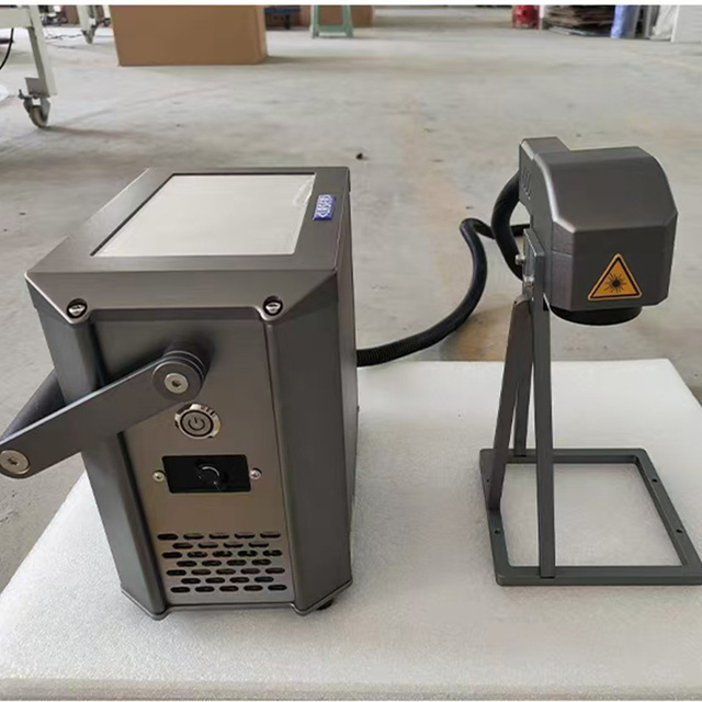 Industrial Aluminum Laser Marking Machine Smart 20W 30W Mini Fiber Laser Engraver for Metal