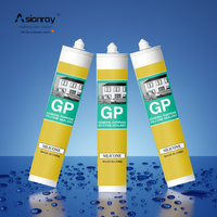 Tube de mastic silicone transparent RTV acétique GP en promotion pour collage et étanchéité