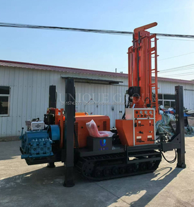 Machine de forage de puits d'eau mobile pneumatique sur chenilles JJEM 200m à vendre - Product Image 1