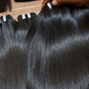 Extensions de cheveux humains vietnamiens bruts, <span class=keywords><strong>super</strong></span> double drawn, lisses comme des baguettes, pleine longueur 8-32 pouces, prêtes <span class=keywords><strong>à</strong></span> être expédiées, prix de gros - Product Image 2
