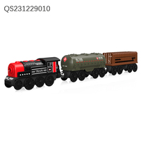 QS haute qualité enfants électrique classique jouets enfants B/O à piles connexion modèle Simulation Train ensemble jouet avec lumière