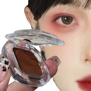 <span class=keywords><strong>Fard</strong></span> <span class=keywords><strong>à</strong></span> paupières en poudre rouge brun mat avec paillettes nacrées, faible saturation, ombre de terre, maquillage minéral imperméable, dropshipping - Product Image 5