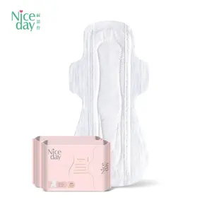 Custom 100% organic cotton super heavy flow disposable female sanitary napkin