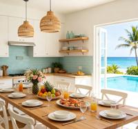 FULLSUMMER Seabreeze Pool Guesthouse Hotel OneStop Design Kustomisasi Seluruh Rumah Layanan Desain Interior Rumah