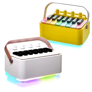 Clavier de batterie électronique <span class=keywords><strong>numérique</strong></span> portable 15 touches avec haut-parleur et lumières LED colorées Flanger - Product Image 1