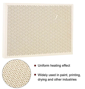 Heat-resistant <strong>Tablets</strong> Barbecue Oven Square Honeycomb Ceramic Plate for Gas Burner - Product Image 4