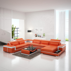 Nuovo Set di Divani in Pelle di Alta Qualità per Soggiorno, 7 Posti, Acquistabile Online dalla Cina - Product Image 4