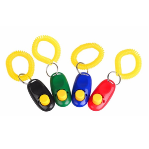 Fabrik Direkt verkauf Gute Qualität Anpassbares Logo Personal isierte Kunststoff Haustier Training Pfeifen riemen Hunde trainer <span class=keywords><strong>Clicker</strong></span> - Product Image 3