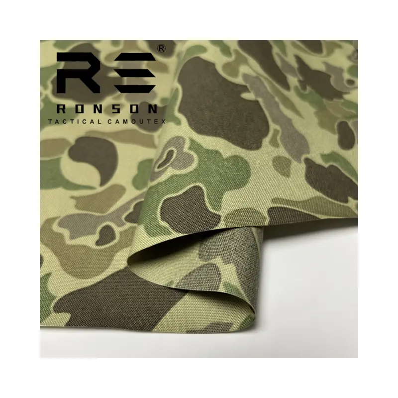 500D nylon cordura IRR Duck Hunter Jungle PU coated nylon cordura 500 oxford camouflage fabric