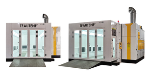 TFAUTENF TF-NS1 50KW <strong>Nano</strong>-Heating Automotive Spray Booth with LED Lighting Baking Capability &amp; Environmental 3-Filter Process - Product Image 4
