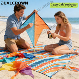 Alfombra de Playa para Acampar de Verano a <span class=keywords><strong>Precio</strong></span> de Fábrica con Kit de Bolsa de Playa, Bolsa de Picnic, Nevera Portátil para Picnic, Set de Vacaciones en la Playa - Product Image 4